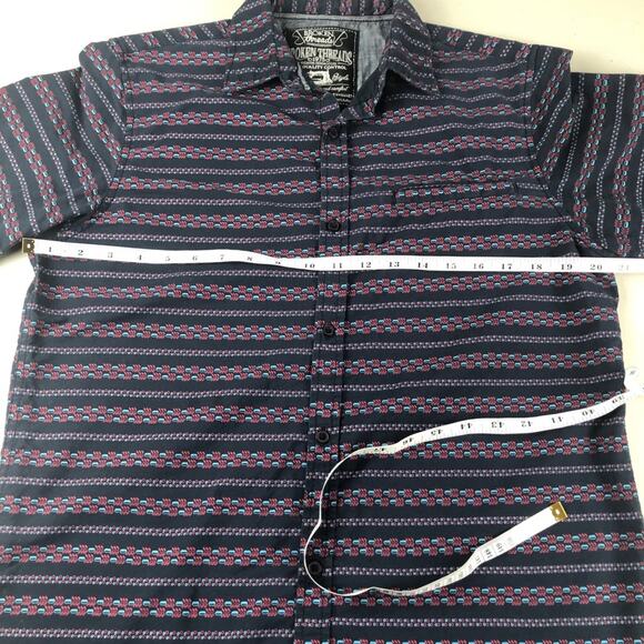 Broken Threads Mens arrow button down shirt Medium - Picture 5 of 7
